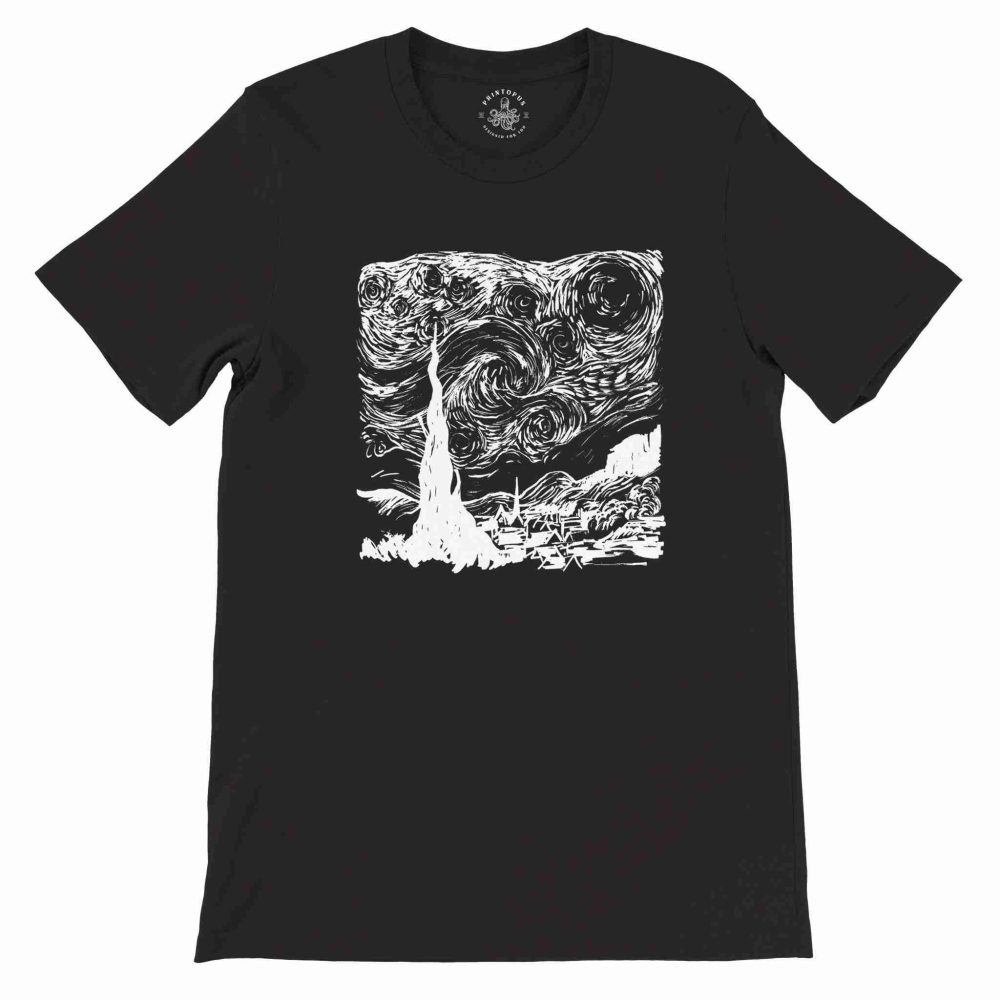 Noche Estrellada Monocromatica